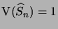 $ \Var(\widehat S_n)=1$