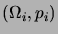 $ (\Omega_i,p_i)$