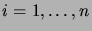 $ i=1,\dots,n$