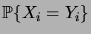 $\displaystyle \prob{X_i=Y_i}$