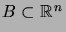 $ B\subset\R^n$