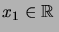$ x_1\in\R$