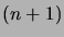 $ (n+1)$