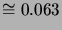 $ \cong0.063$