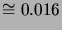 $ \cong0.016$
