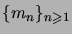 $ \set{m_n}_{n\geqs1}$