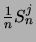 $ \frac1n S^j_n$